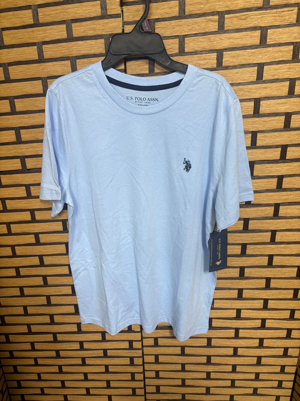 US Polo ASSN Light Blue Shirt Boys Size XXL